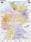 Németország, politikai + vaktérkép DUO (német) Németország, politikai + vaktérkép DUO (német)