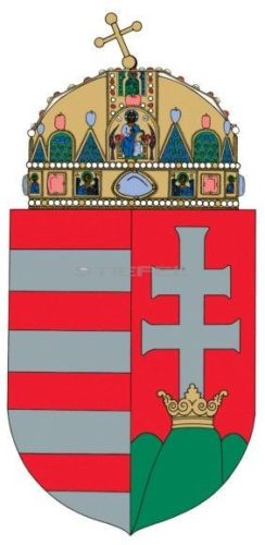A Magyar Köztársaság címere könyöklő