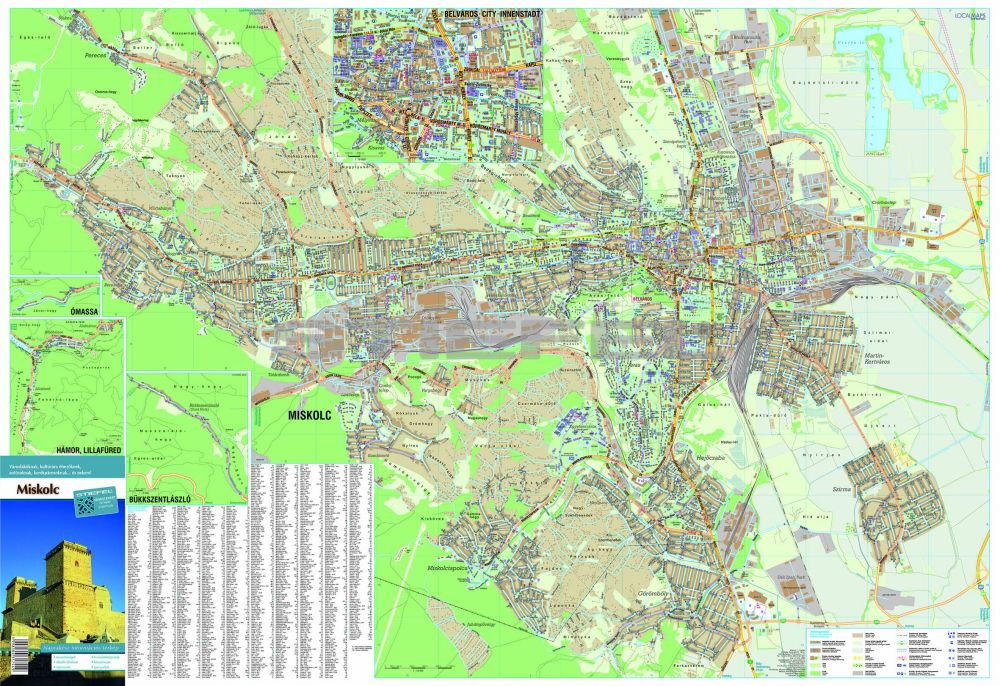 miskolc térkép utcákkal Miskolc Térkép Utcákkal
