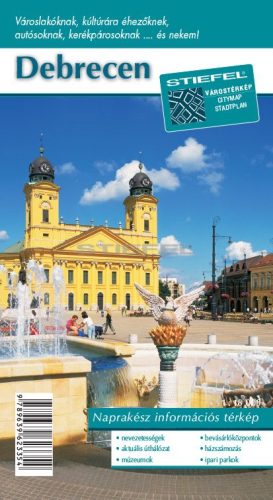 Debrecen várostérkép (hajtogatott, puhaborítós)