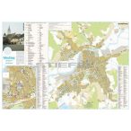 Medgyes város (Románia) térképe, tűzhető, keretes