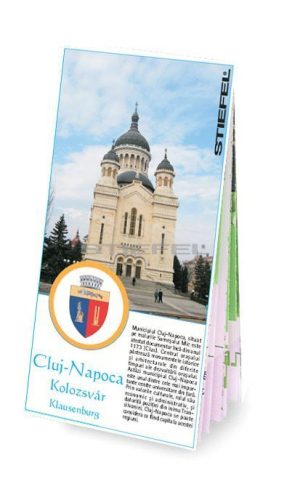 Kolozsvár város (Románia) hajtogatott térképe
