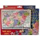Magyarország közigazgatási térkép puzzle - 117db