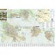 Szarvas Gyomaendrőd Kondoros Békésszentandrás tűzhető, keretezett térképe