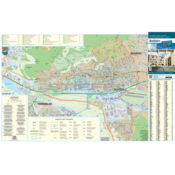 Budaörs, Budakeszi, Törökbálint hajtott térkép