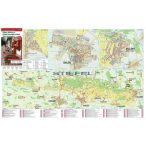   Villány, Siklós és a Villányi borvidék térkép, tűzhető, keretes falitérkép