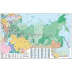   Oroszország és Kelet-Európa irányítószámos térképe faléces
