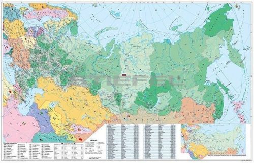 Oroszország és Kelet-Európa irányítószámos térképe faléces