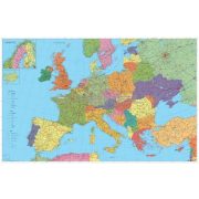   Európa autótérkép (nemzetközi), tűzhető, keretes falitérkép