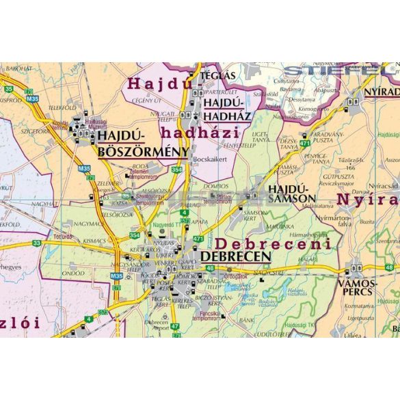 debrecen részletes térkép Részletes Debrecen Térkép