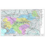 Szlovénia irányítószámos térképe tűzhető, keretes