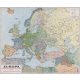 Európa politikai térképe, fakeretben (1941)