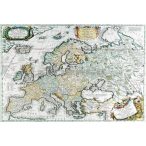 Antik Európa térkép könyöklő