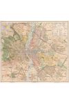 Budapest térképe fakeretben (reprint - 1927) Budapest térképe fakeretben (reprint - 1927)
