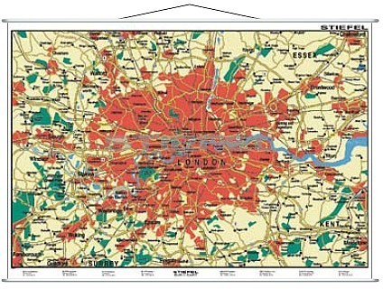 London várostérkép (angol nyelvű)