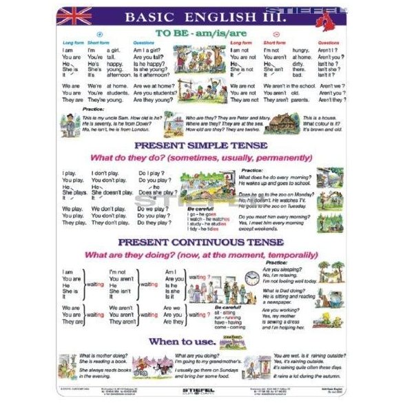 Basic English III. + munkaoldal tanulói munkalap