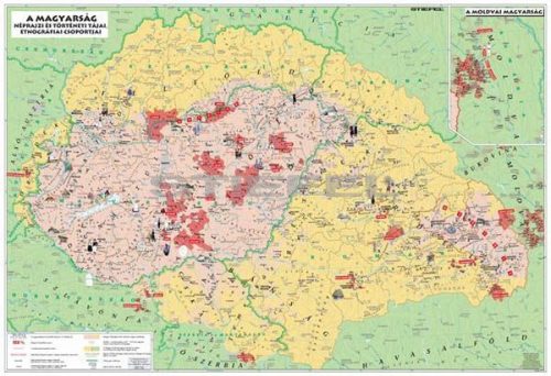 Magyar néprajzi térkép DUO wandi