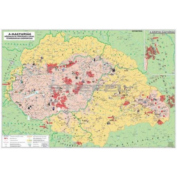 Magyar néprajzi térkép DUO wandi