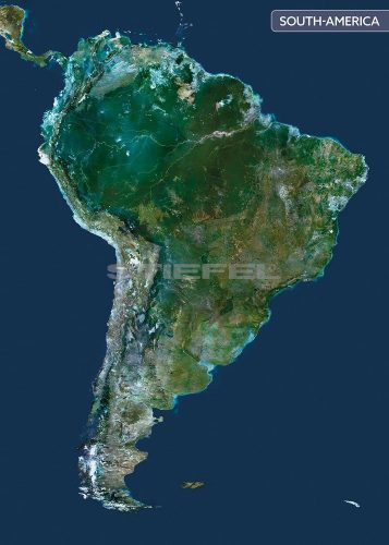 Dél-Amerika a világűrből