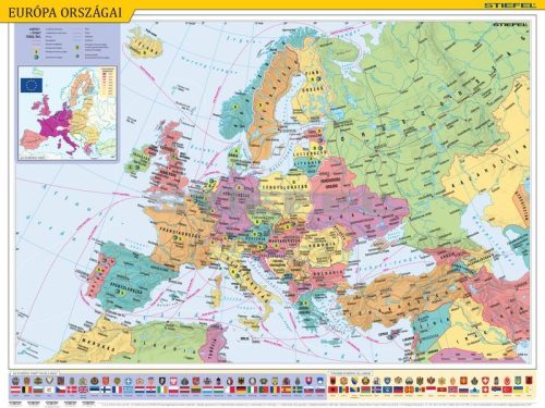 Európa országai / Európa gyerektérkép wandi