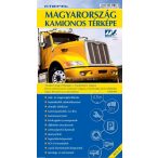   Magyarország kamionos térképe hajtott (2012-es kiadás) utolsó darabok