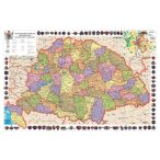 A Magyar Szent Korona országai térkép keretes