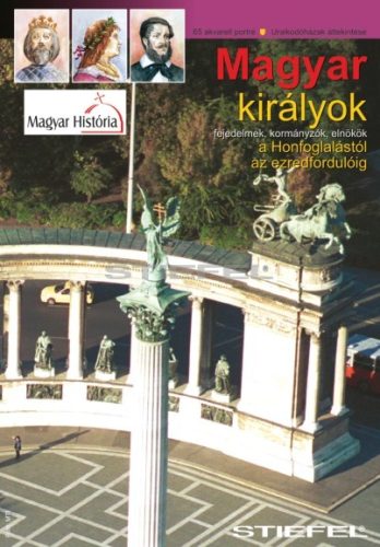 A magyar királyok (magyar nyelvű) hajtogatott tabló