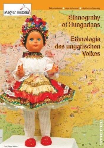 Magyar néprajzi térkép, hajtogatott DUO (angol-német nyelvű)