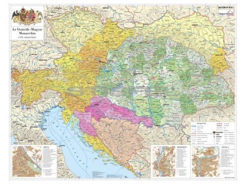 Az Osztrák-Magyar Monarchia fémléces térkép