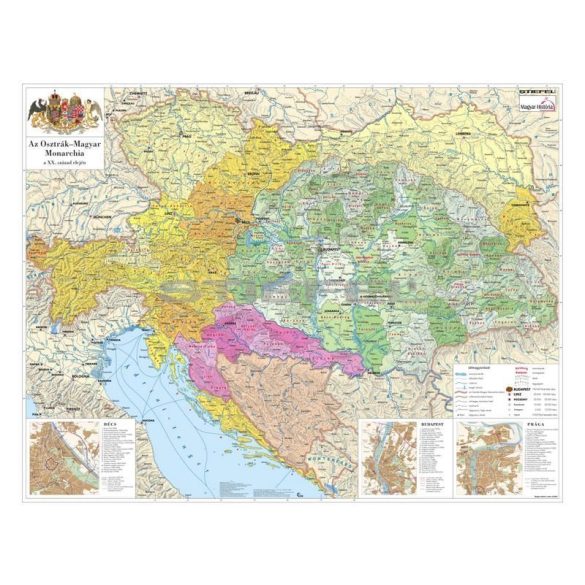 Az Osztrák Magyar Monarchia hajtogatott térkép