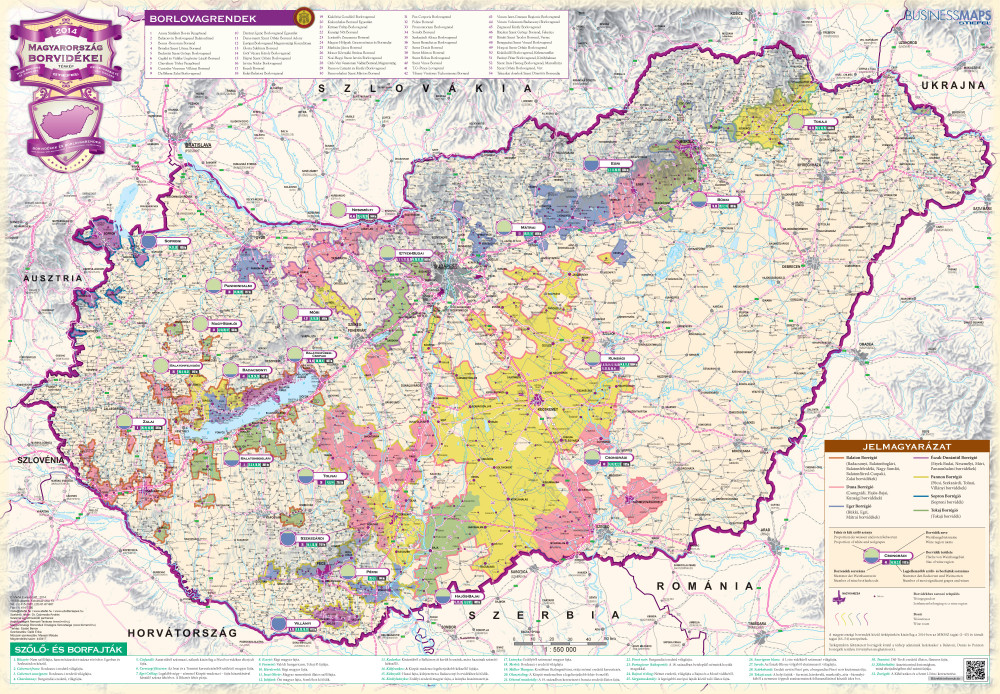 magyarországi borvidékek térkép Magyarországi Borvidékek Térkép | Térkép 2020