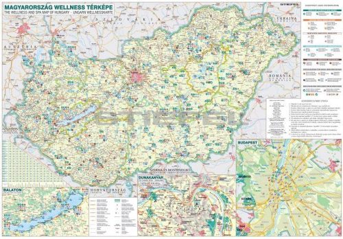 Magyarország wellness térkép fémléces
