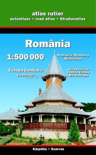 Románia autóatlasz (térkép) 