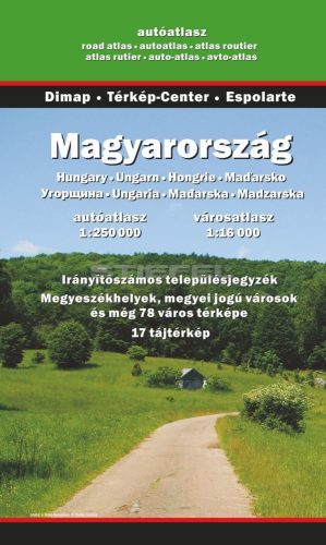 Magyarország autóatlasz (térkép) 