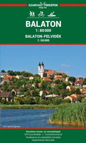 Balaton és környéke, Balaton-felvidék turistatérkép