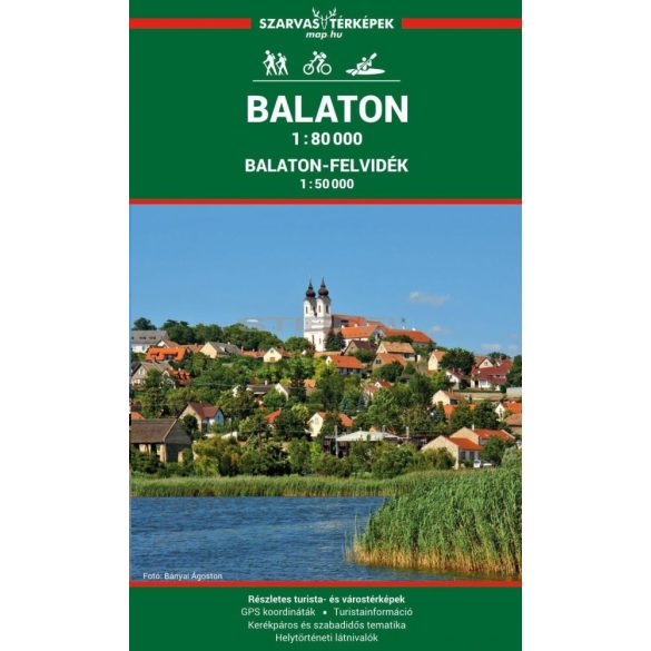 Balaton és környéke, Balaton-felvidék turistatérkép