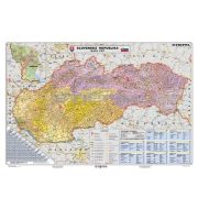 Szlovákia irányítószámos térképe, tűzhető, keretes