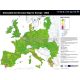 Európai Unió talajeróziós térképe angol nyelven fémléces 