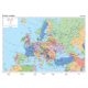Európa politikai térképe+tematikus térképek duo óriásposzter