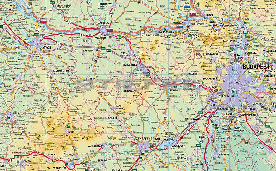 magyarország autos térkép hu Magyarorszag Autoterkep magyarország autos térkép hu