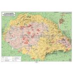 Magyar néprajzi térkép kétoldalas térkép