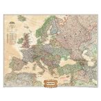 Európa antik színezésű térképe