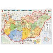   Magyarország közigazgatása és közlekedése DUO + 4 db tematikus térkép