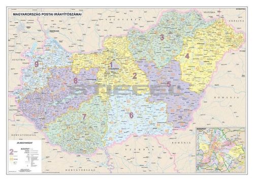 Magyarország postai irányítószámos térképe