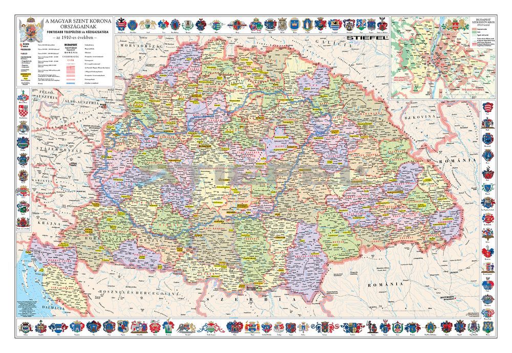 a magyar szent korona országai térkép A Magyar Szent Korona Orszagai Terkepe Jelenlego Mo Hatarra a magyar szent korona országai térkép