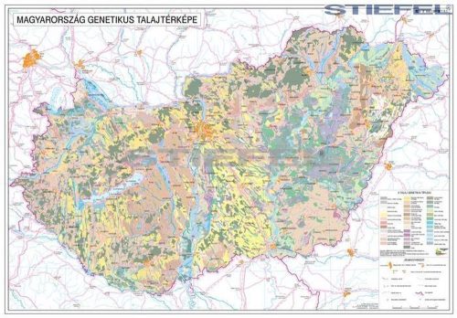 Magyarország genetikus talajtani térképe  fémléces