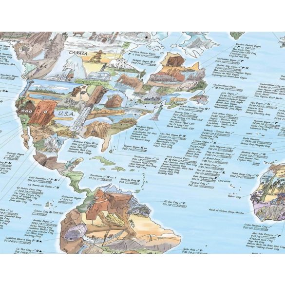 Hegymászó térkép poszter egyoldalon fóliázott kivitelben