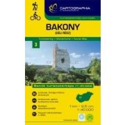 Bakony-dél/Somló turistatérkép