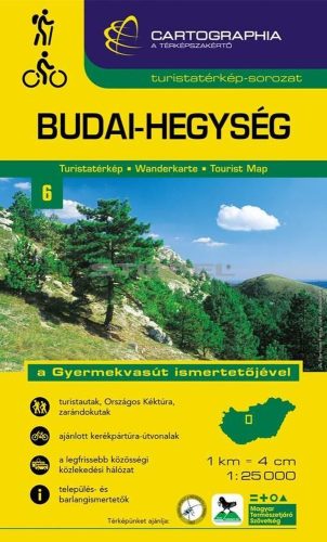Budai-hegység turistatérkép