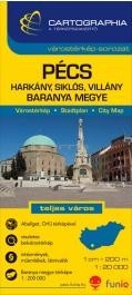 Pécs, Harkány, Siklós, Villány várostkp. (+Baranya megye)